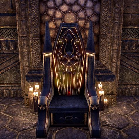 Free Skull Daedric Throne for your ESO house - MMO FOTM - Grim Reaper ...