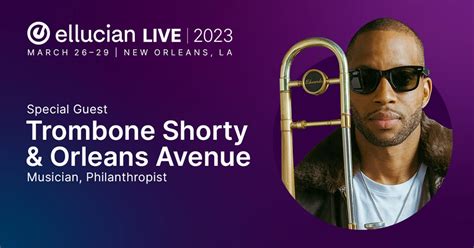 Trombone Shorty and Orleans Avenue to Headline Ellucian Live 2023 ...