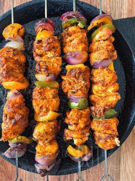 Homemade Chicken Tikka Skewers Recipe for Stovetop and Oven | Recipe in ...