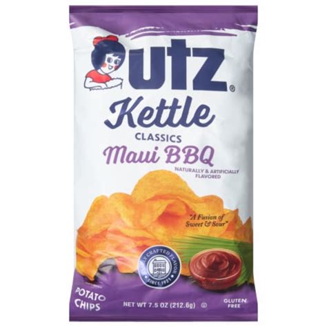 Utz® Maui BBQ Kettle Classics Potato Chips, 7.5 oz - Kroger