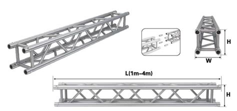 3m length 300 aluminum spigot type square stage lighting truss