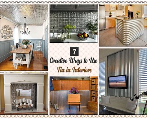 TIN (silvery white metal) has a very opulent look in interiors. Read & check different ways to ...