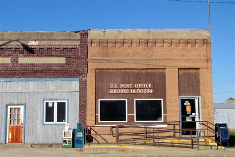 Post Office 50234 (Rhodes, Iowa) | Iowa Backroads