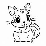 Cute Squirrel Coloring Pages sketch template