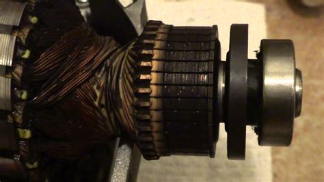 Teardown and Inspection of Bosch washing machine Motor Rotor Carbon Brushes - YouTube