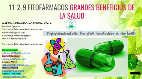 Calaméo - FITOFÁRMACOS UNA ELECCIÓN PARA LA SALUD.