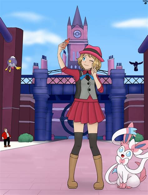 Pokemon Trainer Serena in Galar + Sylveon by FankiFalu on DeviantArt ...