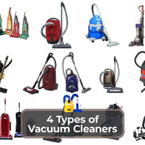 4 Types of Vacuum Cleaners | Popular Vacuum Cleaners Types