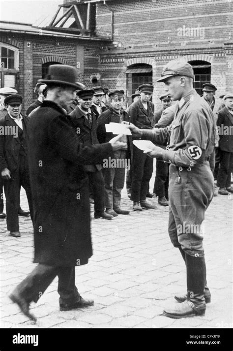 Mail delivery in Oranienburg concentration camp Stock Photo - Alamy