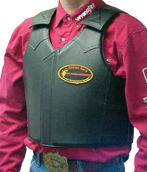 Leather Bull Riding Vest - Bull Riding Equipment - Saddles & Tack - Jacksons Western Store