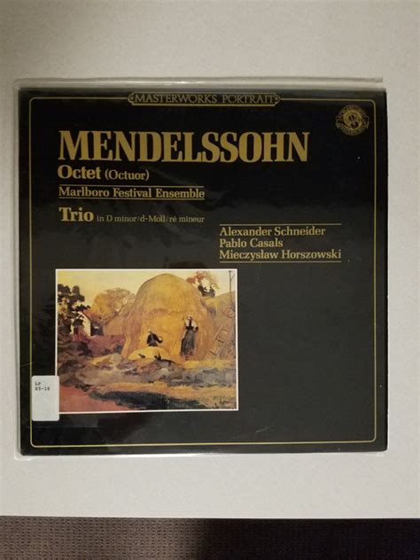 Mendelssohn Octet In E-flat Major, Op. 20 ; Trio No. 1 In D Minor | Discogs