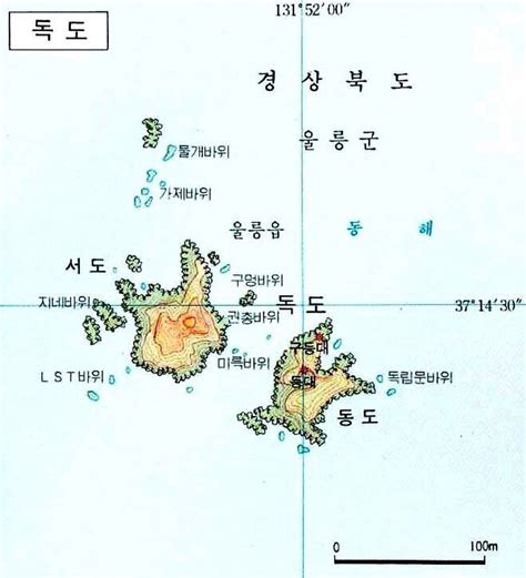 Maps of Dokdo