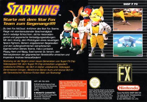 Star Fox (1993) SNES box cover art - MobyGames