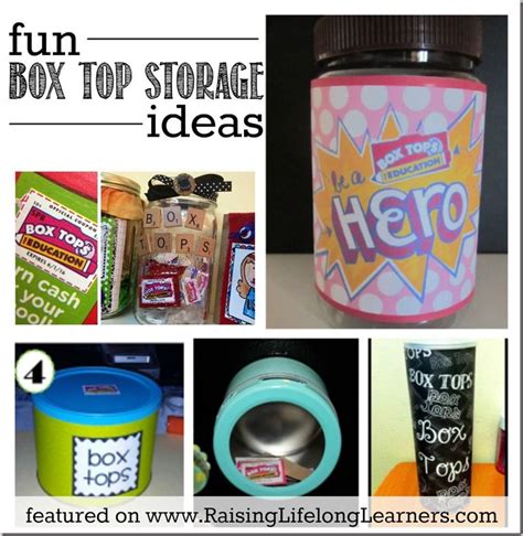 Fun Box Top Storage Ideas - Raising Lifelong Learners