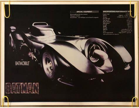 Original Vintage Poster Batman Batmobile Special Equipment - Etsy