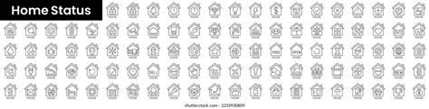 Home Status Icon Outline Photos and Images | Shutterstock