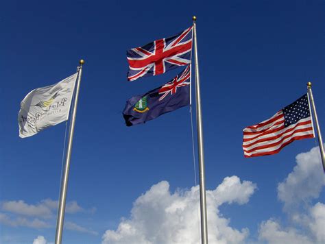 Flag Of The British Virgin Islands - A Symbol Of Martyred Vi