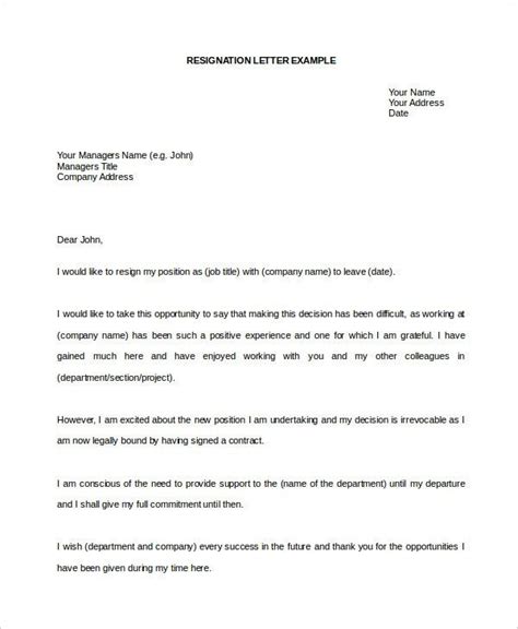 Resignation Letter Template For Microsoft Word 1 Moments To Remember ...