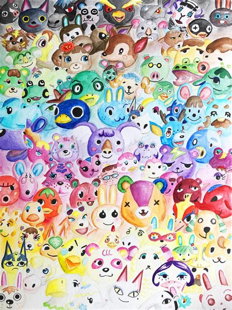 Animal Crossing Rainbow by ElyneNoir on DeviantArt