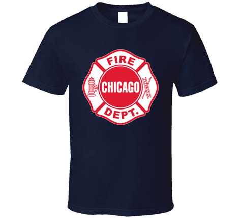 Chicago Fire Department Fire Fighter City T Shirt