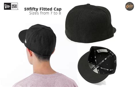 New Era Blank Caps 59fifty And 9fifty In Black