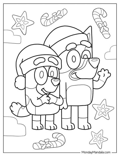 Bluey Christmas Coloring Pages Bluey Coloring Pages Coloring Pages – Themelower