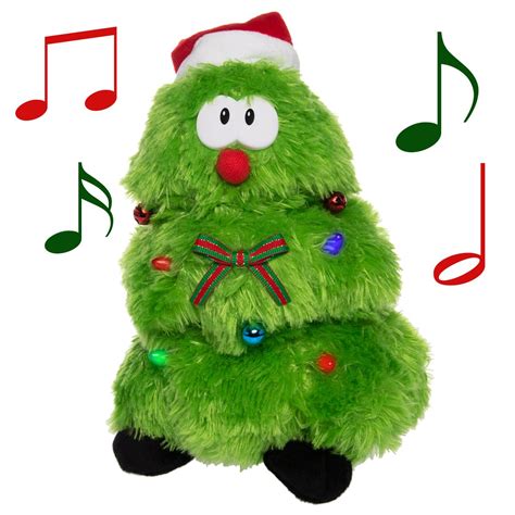 Simply Genius 12" Animated Christmas Tree: Singing Dancing Plush Toy ...