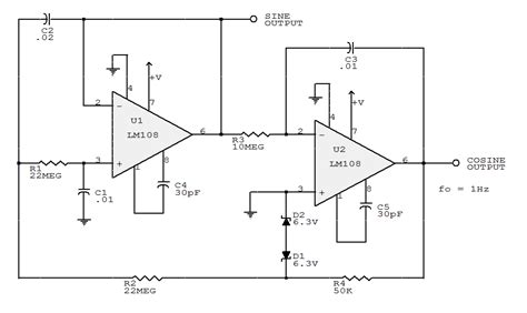 Sine Wave Generator Circuit 555