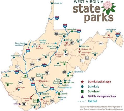 West Virginia State Parks Map - Printable Map