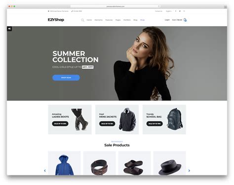 Ecommerce Website Template Free