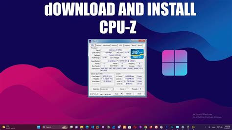 How To Download & Install Cpu Z On Windows 11 - YouTube