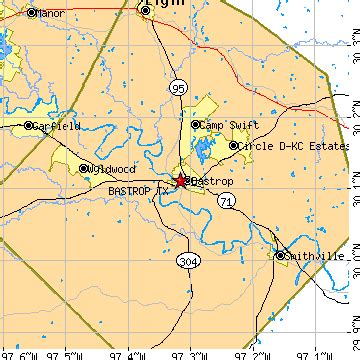 Bastrop, Texas (TX) ~ population data, races, housing & economy