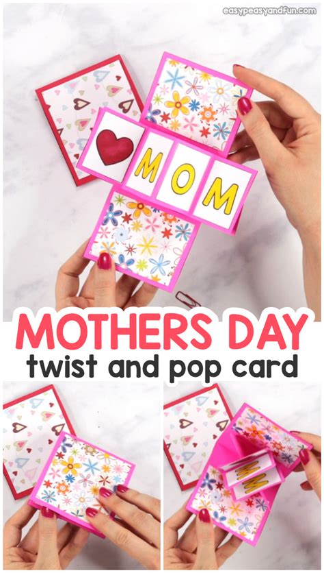 Twist and Pop Mother's Day Card - Easy Peasy and Fun