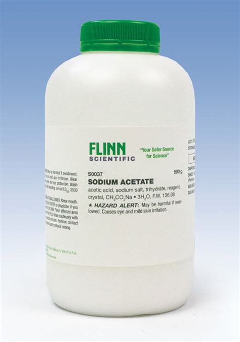 Sodium Acetate, Reagent, 500 g | Flinn Scientific