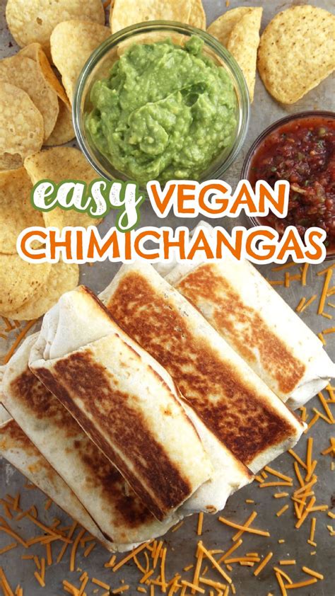 Perfect Bean & Cheese Vegan Chimichangas | Recipe | Vegan recipes easy, Vegan mexican recipes ...