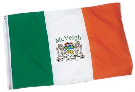 Mcveigh Irish Coat of Arms Heavy Duty Outdoor Ireland Flag 3 - Etsy