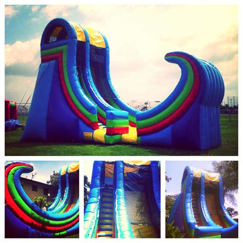 Pin by Magic Jump Rentals Inc. on Inflatable Slides | Cool pool floats ...