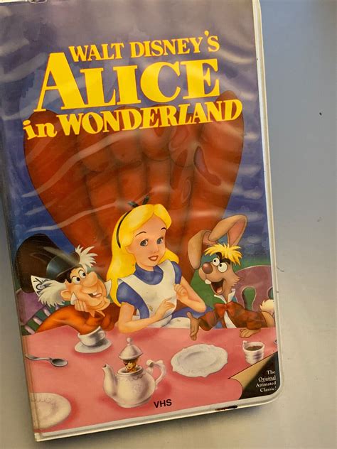 Vintage - Alice In Wonderland (VHS) Walt Disney's Black Diamond Classic | eBay