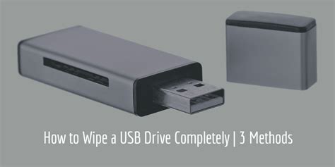 How to Wipe a USB Drive Completely | 3 Secure Methods