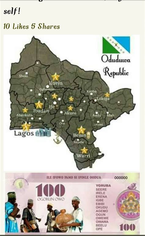 Promoters of Oduduwa Republic introduces Map, currency [PHOTO] – Oyo Echo