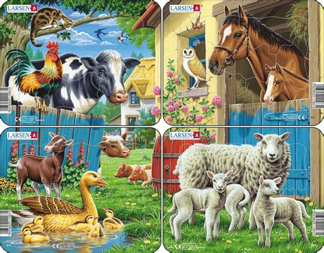 M5 - Farm Animals :: Animals :: Puzzles :: Larsen Puzzles