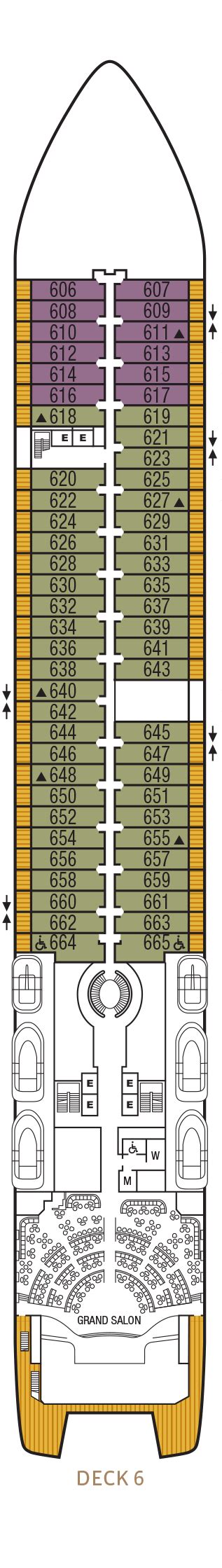 Seabourn Ovation Deck Plans | CruiseInd