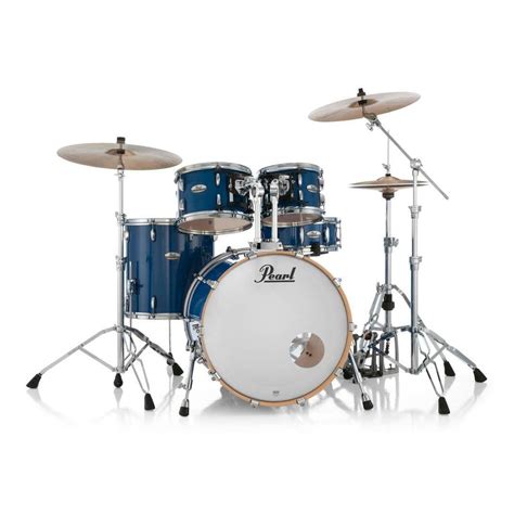 Pearl Professional Maple 4pc Drum Set 22/10/12/16 Sheer Blue | DCP