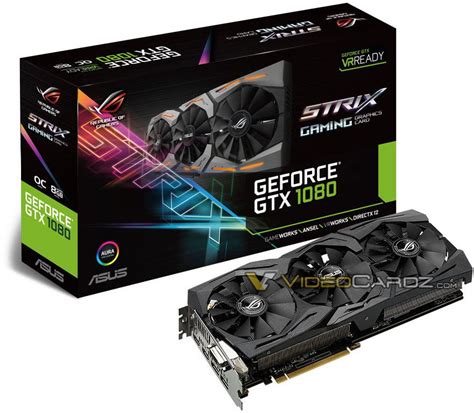 Asus ROG STRIX GTX 1080 Gaming Graphics Card Photo Surfaced ...