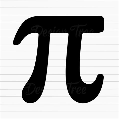 Pi Symbol SVG, Pi Math Symbol SVG, Greek Letter Pi SVG, Pi Symbol Cut ...