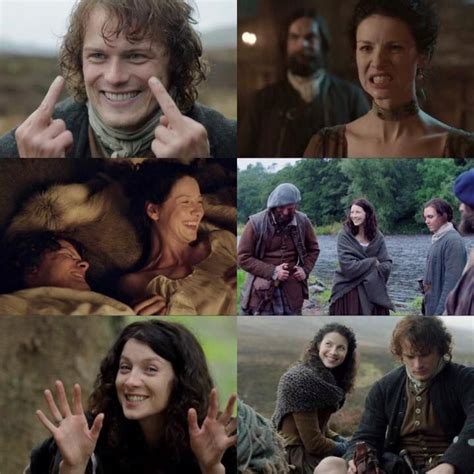 BTS bloopers/outtakes https://www.facebook.com/OutlanderItaly/photos/a.588025334612837. ...