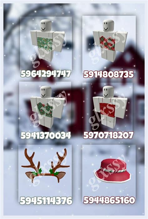 bloxburg christmas outfits | Coding, Christmas fits, Christmas decals