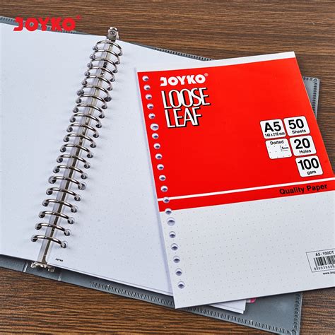 Jual JOYKO LOOSE LEAF A5 B5 KERTAS BINDER A5 B5 JOYKO GARIS TITIK KOTAK ...