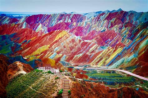 The Rainbow Mountains Of China Are Earth's Paint Palette