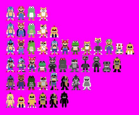 Fnas Custom Sprites + FNaS 4 Phantoms by MANIAKGAMES on DeviantArt